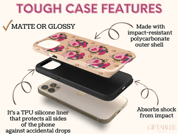 Retro Cowboy Phone Case – For Cowgirls & Western Lovers