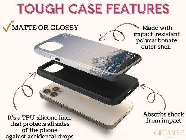 Mountain Scene Phone Case – For Adventure Lovers