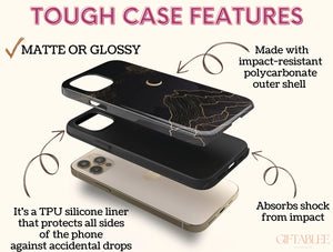 Mountain Landscape Phone Case – Celestial Night Sky Design
