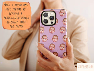 Baby Face Phone Case – Funny Personalized Photo Collage Gift
