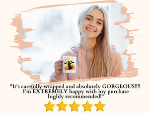 Black Cat Halloween Mug – Witchy Coffee Cup for Spooky Season